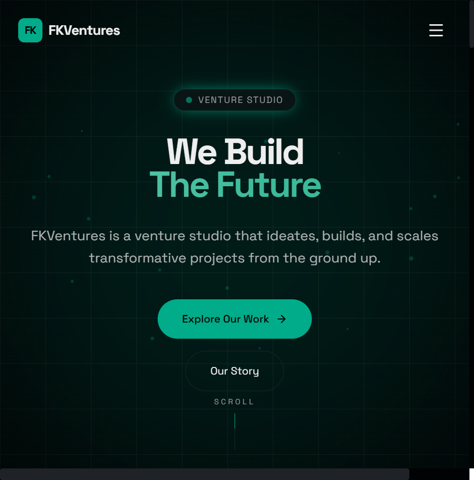 FKVentures website screenshot